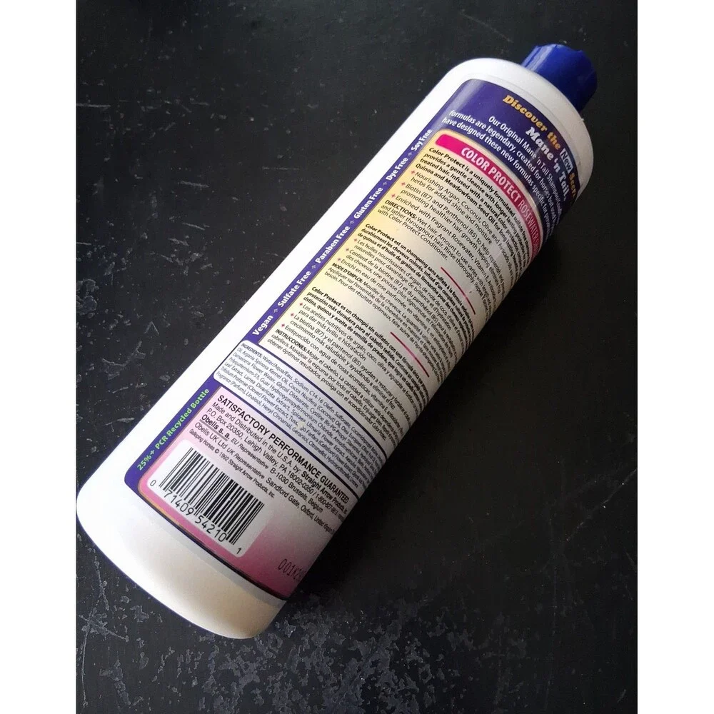 366 Mane 'n Tail Color Protect Rosewater Shampoo 20 fl oz NEW